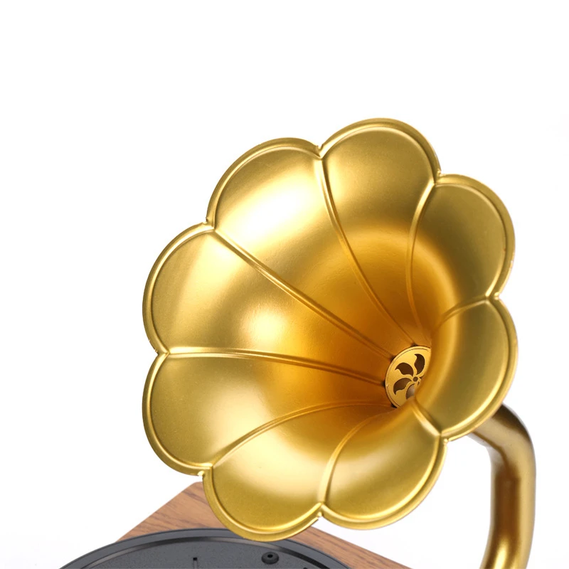 Turntable Large speaker vinyl record player Vintage Audio Gramophone Usb Sd Wireless connection Vinyl Record Player