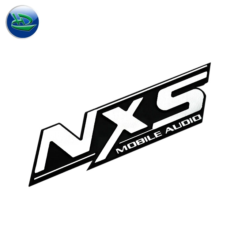 Branding Design logo , customized metal logo and sticker label styled vector emblem metal logo