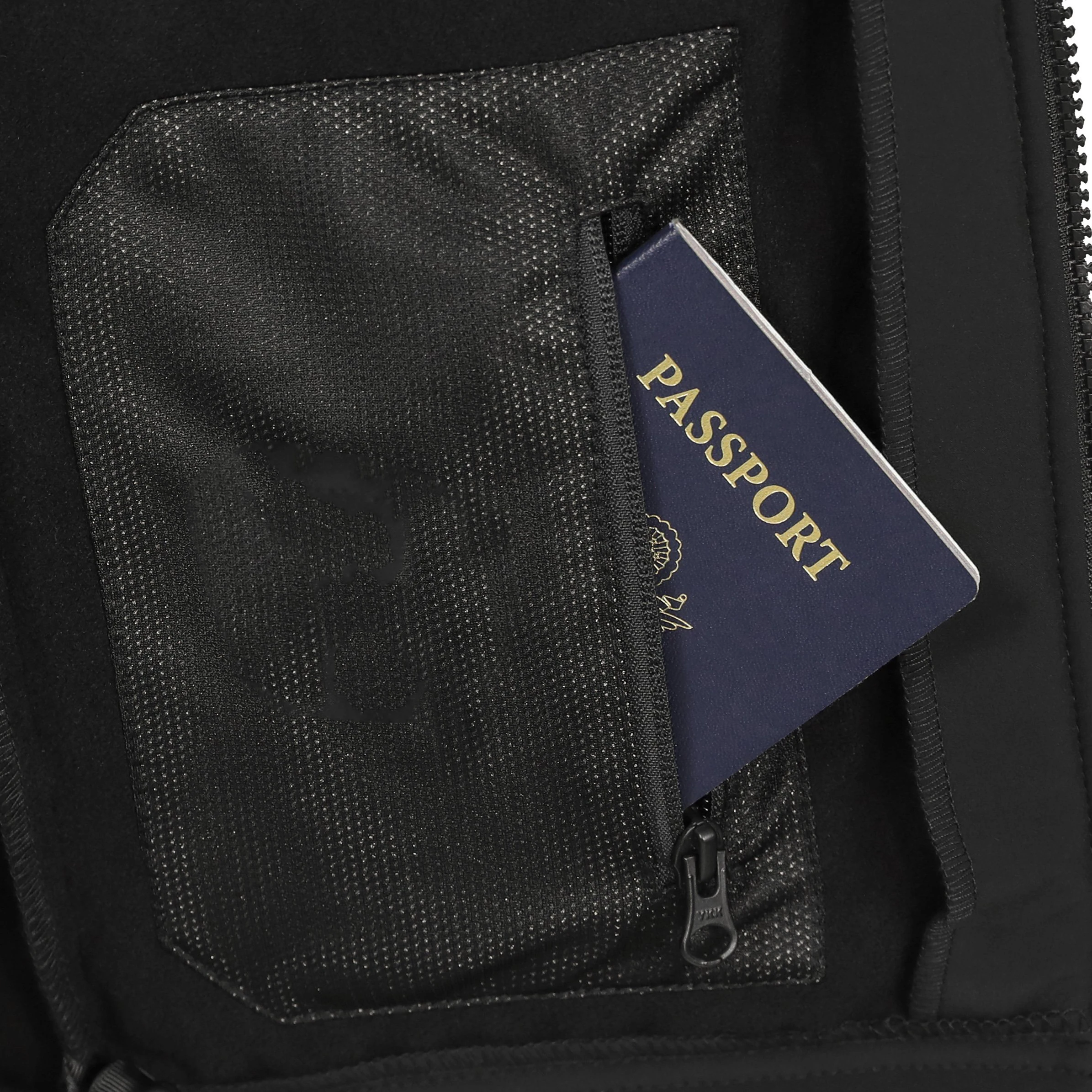 Outdoor Winter Windproof Softshell Vest Custom Security Guard Tactical Workwear Vest With Fleece Lining