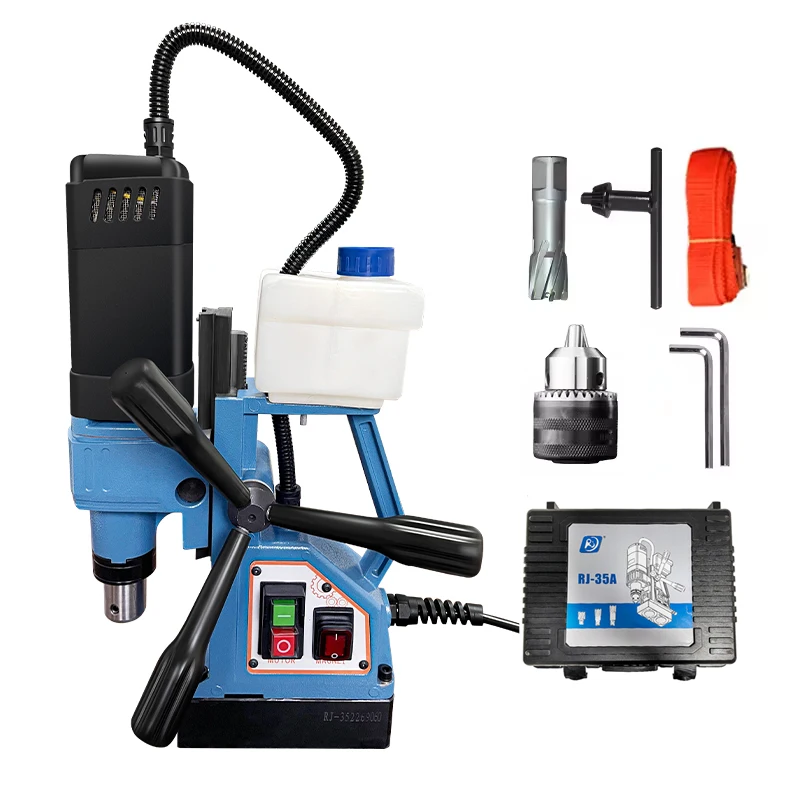 RJ-35A 35mm Drill magnet portable annular cutter Drill Press machine Electric Drill With Magnetic Base For Sale