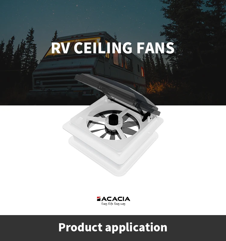 Hot Sale Electrical Control DC 12V 24V Roof Exhaust Fan of RV Parts