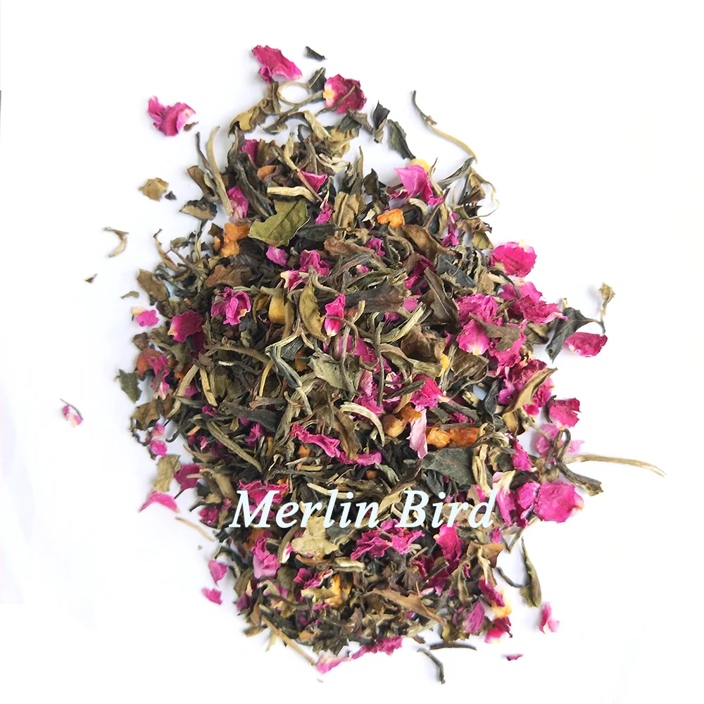 Japanese Sakura Camellia white tea dried flowers loose leaf Cherry White tea