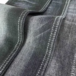 Black 9.8oz Egypt Popular Cotton Stretch Jeans Denim Fabric Stock Lot