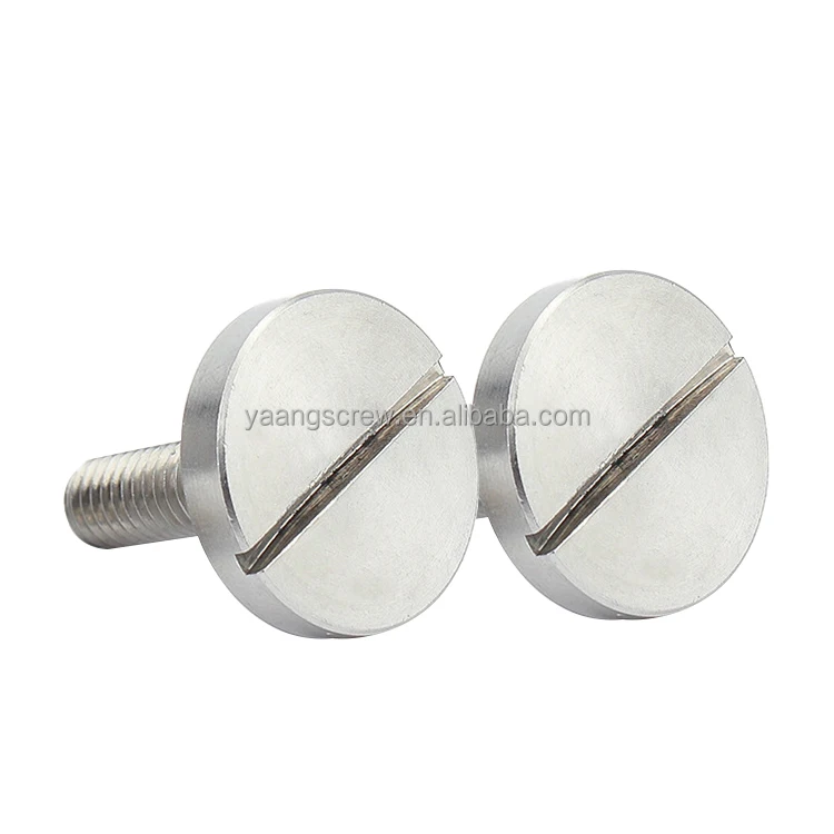 Custom M1~M10 Micro Slotted Screw Stainless Steel 304 316 Slotted Pan Head Screws  DIN 921