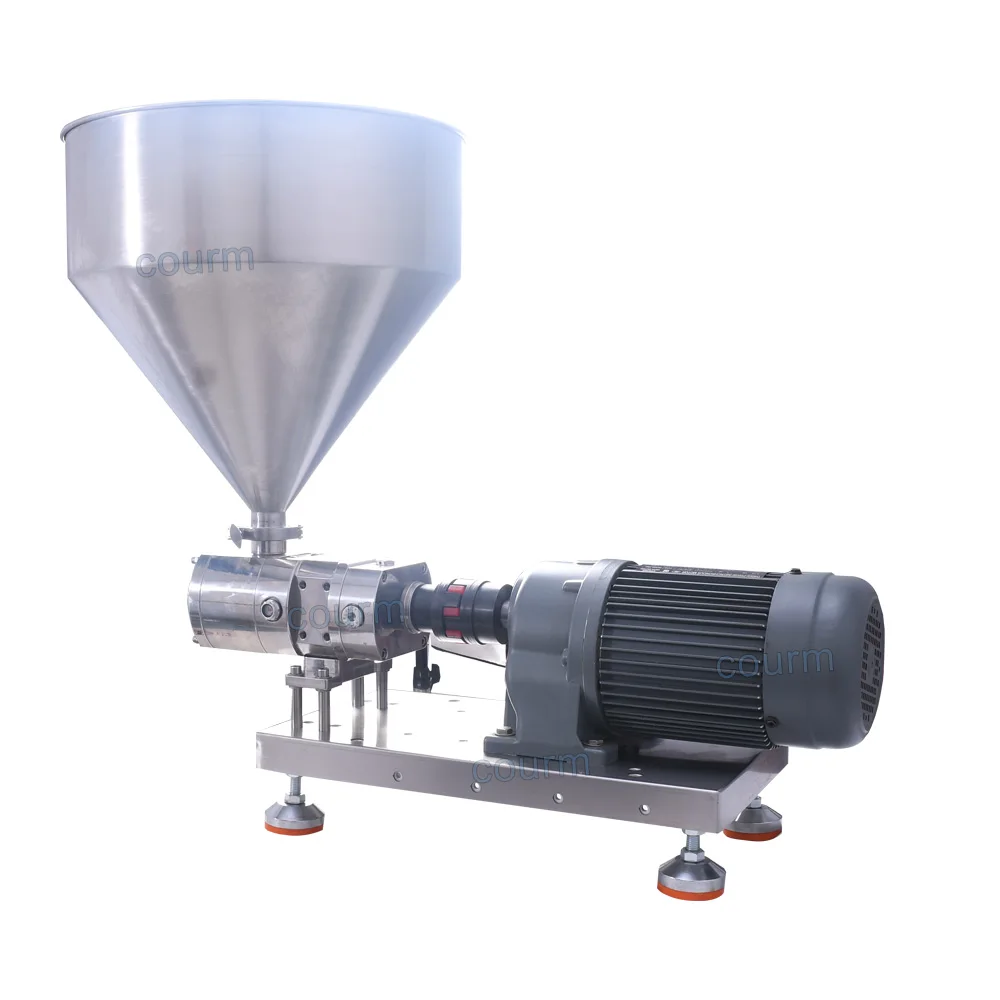 COURM high quality whole sale horizontal stainless steel single screw rotor honey transfer pump