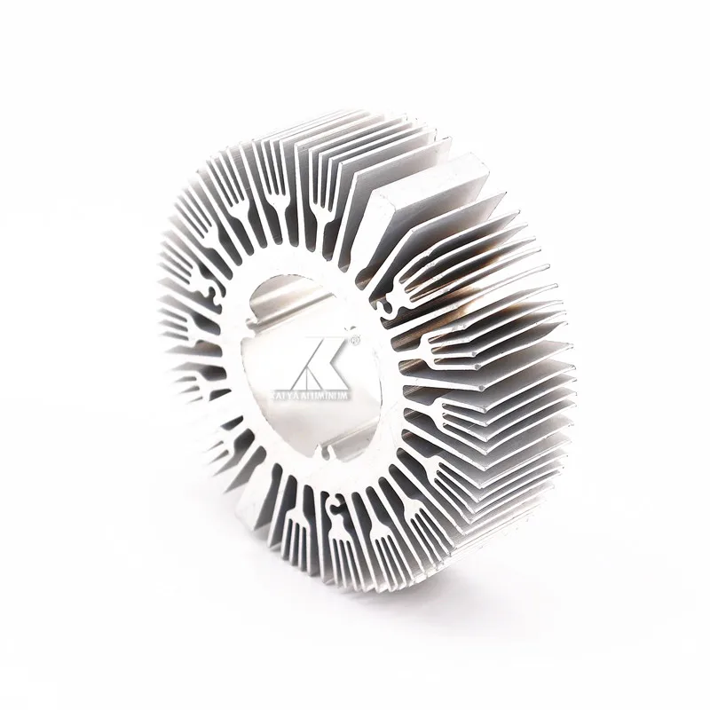 Hot selling Heat Sink CNC Machining Anodized Silver Aluminum Large Industrial Aluminium Heat Sink for LED light aluminum profile