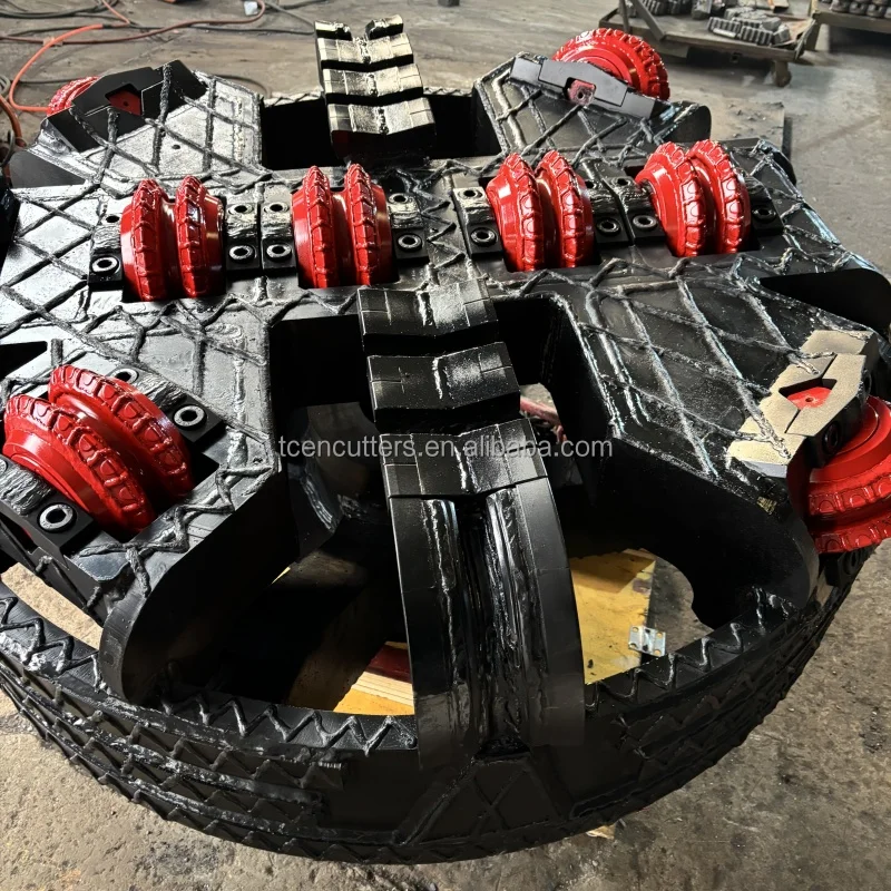 TBM pipe jacking micro tunnel boring machine 1000mm diameter for Trenchless tunnel underground construction  DISC CUTTER