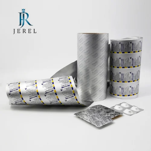 Упаковочный материал JEREL Pharma из алюминиевой блистерной фольги с праймером для NC & UV & растворимые чернила