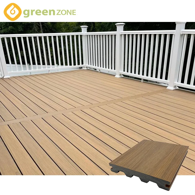 solid embossed outside compose foshan manufacturing 2023 new design european 3.6m wpc composite decking