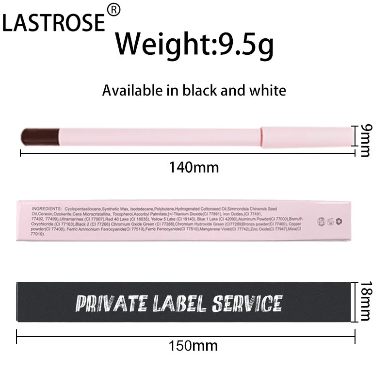 2024 Private Label Vegan Creamy Waterproof Long-lasting Pink Lip Liner Pencil High Pigment Makeup Matte Lipstick Brown Lipliner