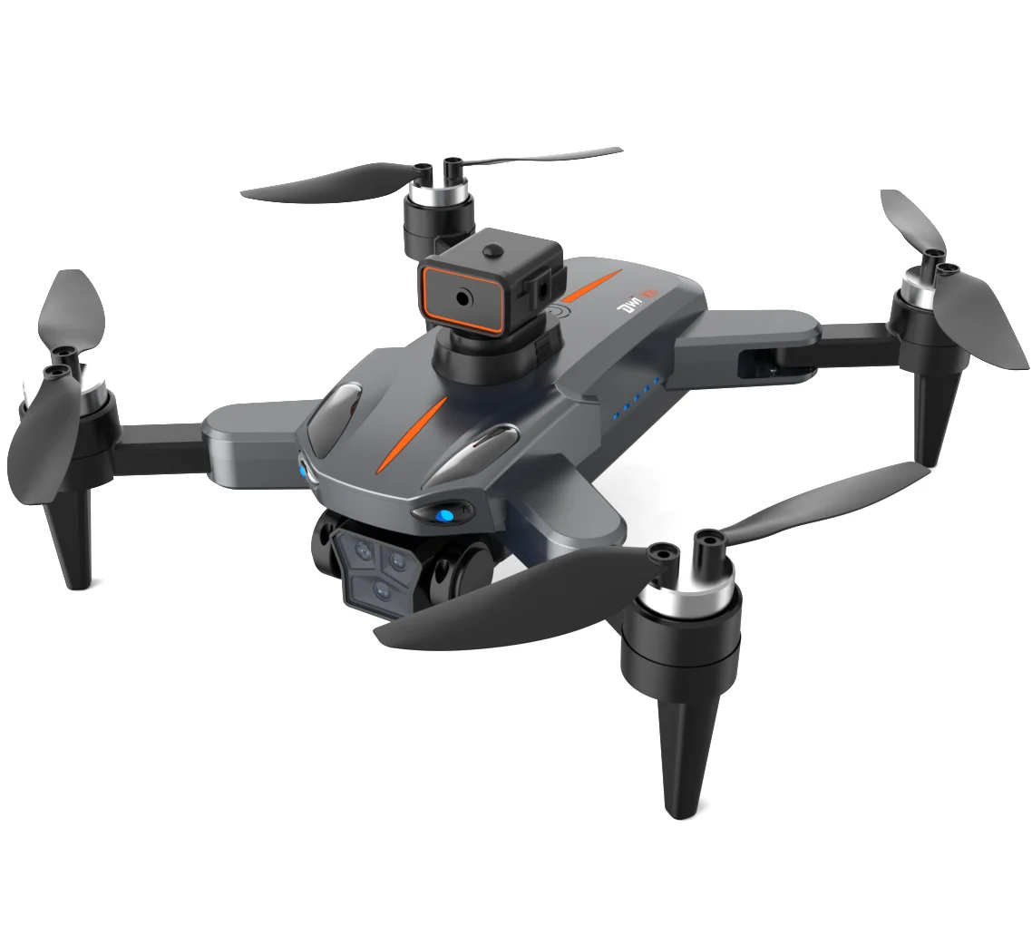 Dwi Dowellin GPS Дрон с HD-камерой для взрослых складной бесщеточный двигатель FPV RC Квадрокоптер футляром переноски