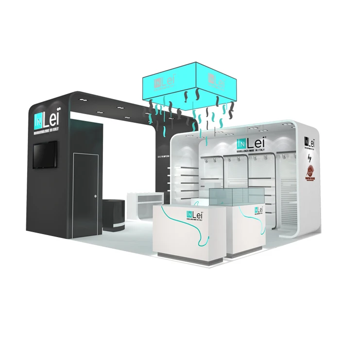 Выставочный стенд для выставок выставочный IZEXPO деревянная подставка модных горячая демонстрация красоты на заказ