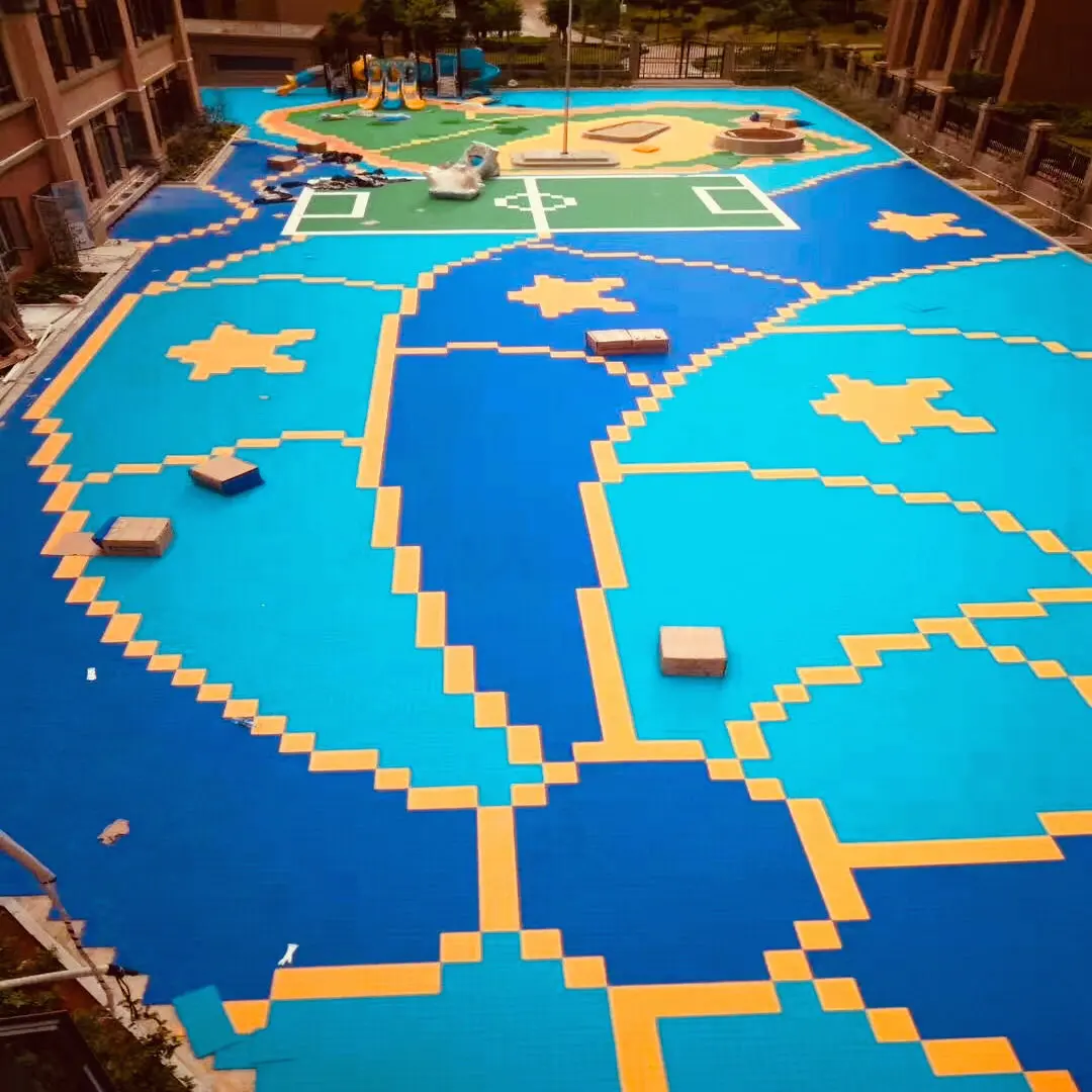 Plastic outdoor PP puzzle Futsal courts sports Flooring basketball floor tennis floor
