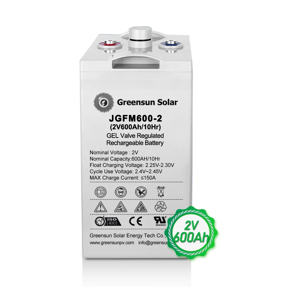 Good quality rechargeable lead acid battery 2V 300ah 400ah 500ah 600ah 800ah solar battery gel
