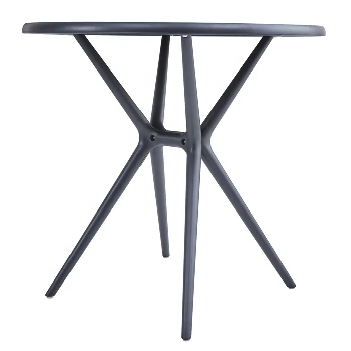 Factory Price Outdoor Plastic Cafe  Furniture Bistro Dining Table