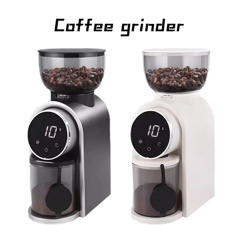 Factory 2024 New Commercial Full Automatic Bean Coffee Machine Hand Punch Italian Mill Bean Grinder with Adjusted Thickness