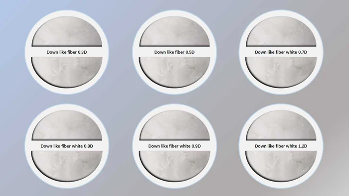 filling and stuffing microfiber and micro gel fiber