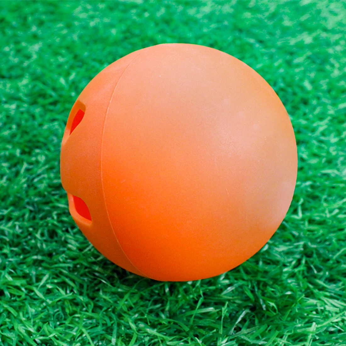 Wholesale Customized Holes 72mm EVA  Plastic Ball Indoor  Sports Plastic Orange Practice Baseball