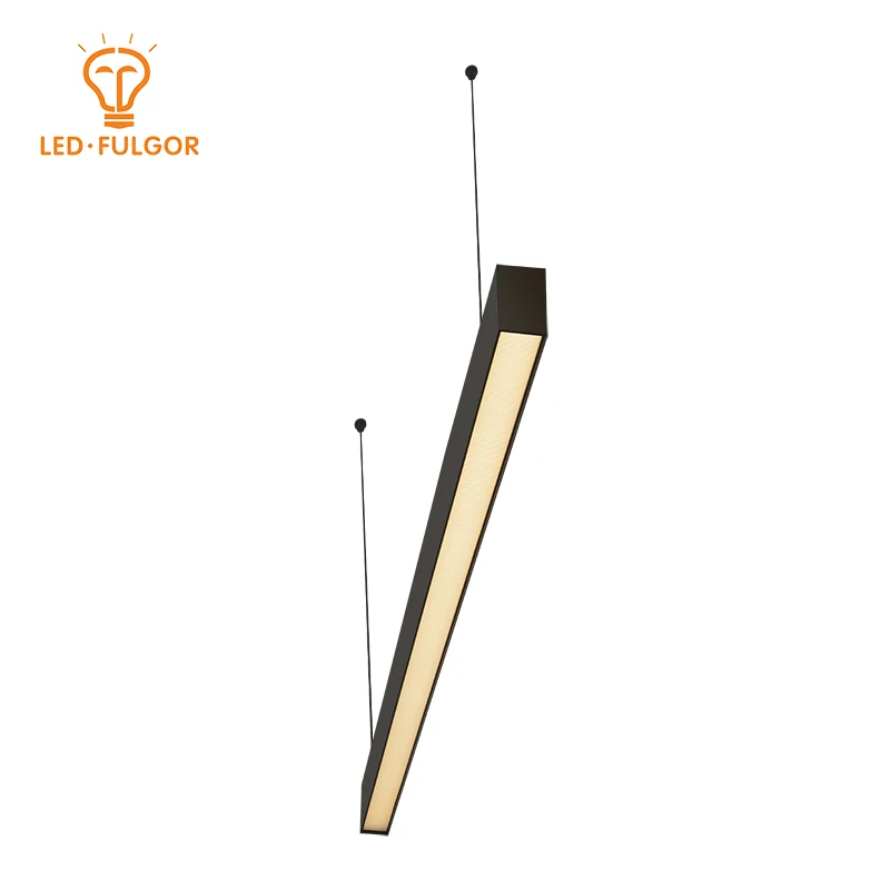 Manufacturer Price IP20 white/black 36W Indoor Lighting Aluminum Line Linkable denpant LED linear light