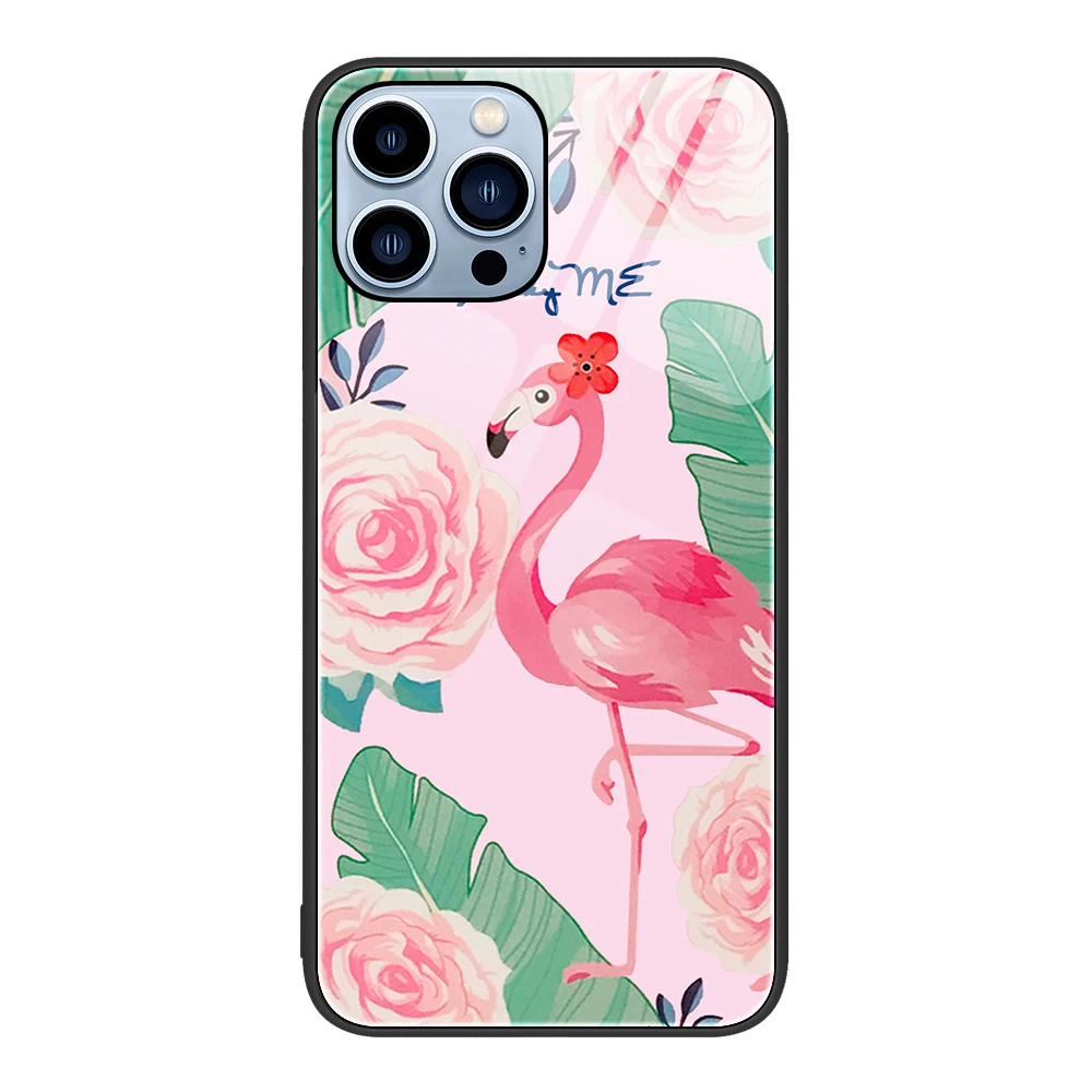 New fashion style painted tempered glass custom pattern photo for iphone 15 14 promax mobile phone glass case