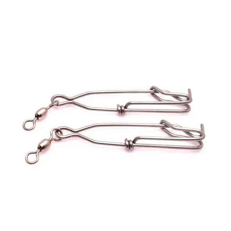 Commercial Longline Fishing Tuna Clips with Swivel304 Stainless Steel Longline Fishing Tuna Clips with Swivel