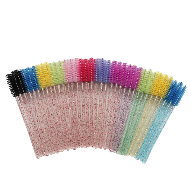 Wholesale ty Reusable Eyebrow Brush Tube Disposable Eyelash Brush Eyebrow  Extension  eyelash brush