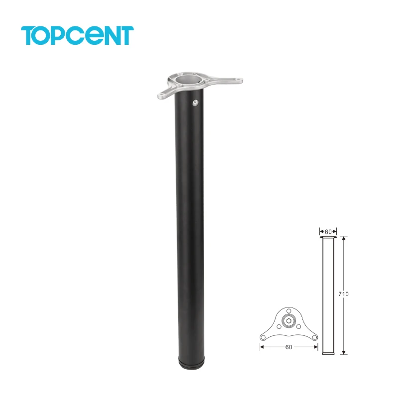 Topcent Table Legs Industrial Cast Iron Steel Frame X Shape Desk Dinning Coffee Dining Furniture Metal Table Legs For Table