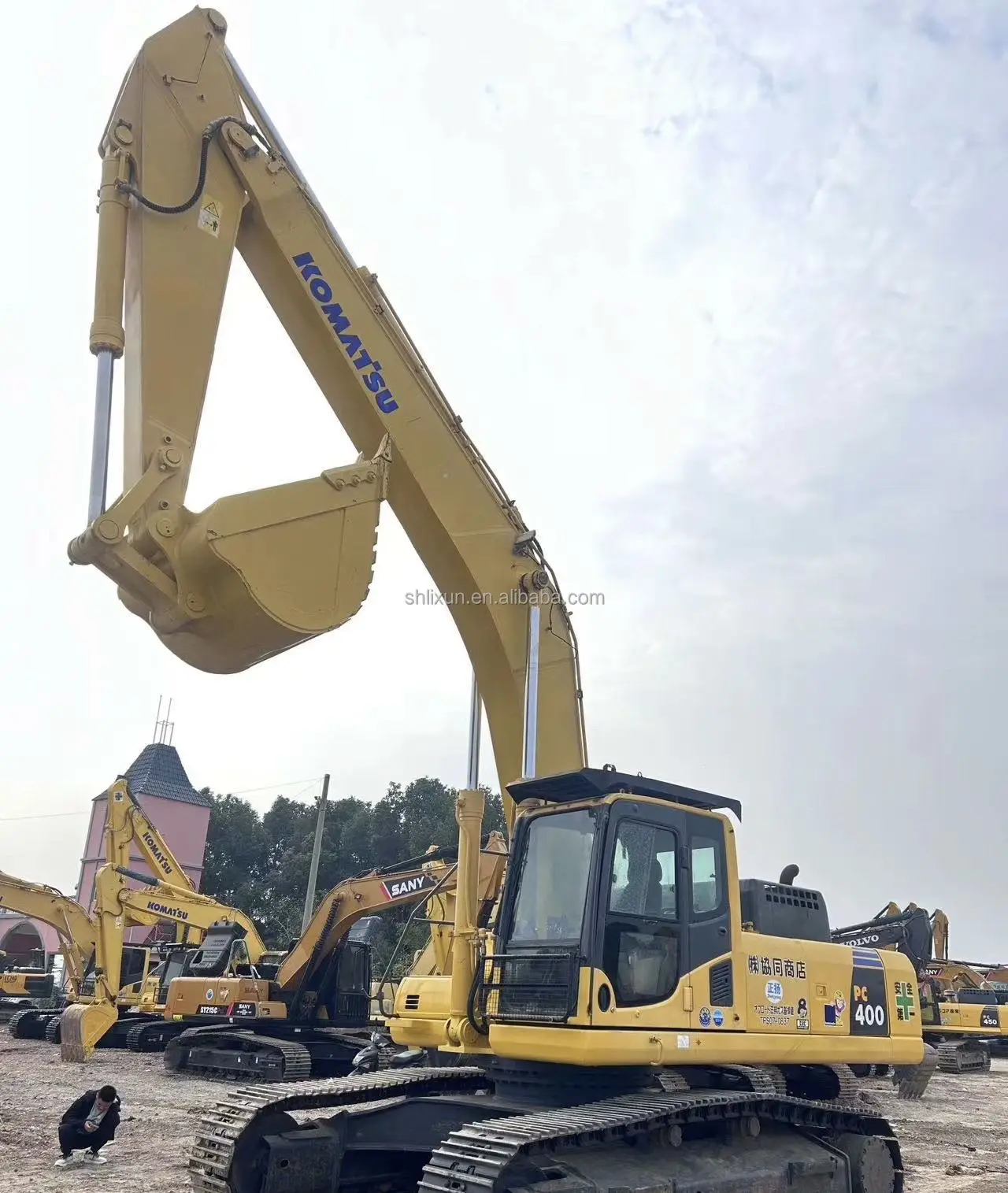 komatsu pc 400 excavator used 40tons Japan original low price 40tons heavy Komatsu pc400 used 40 ton excavator for sale shanghai