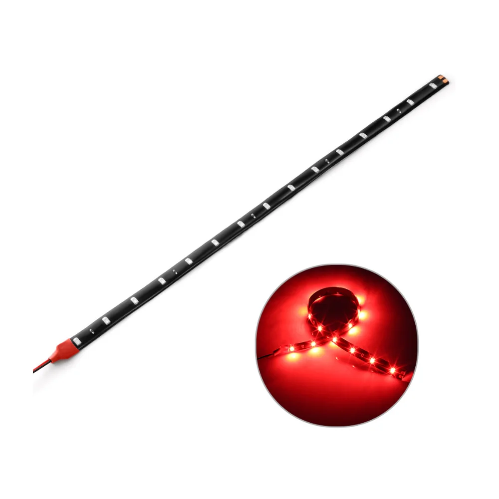 
Silicon Decorative Flexible Led Light Strip Light 12V 30Cm White Amber Red Blue Led Drl 