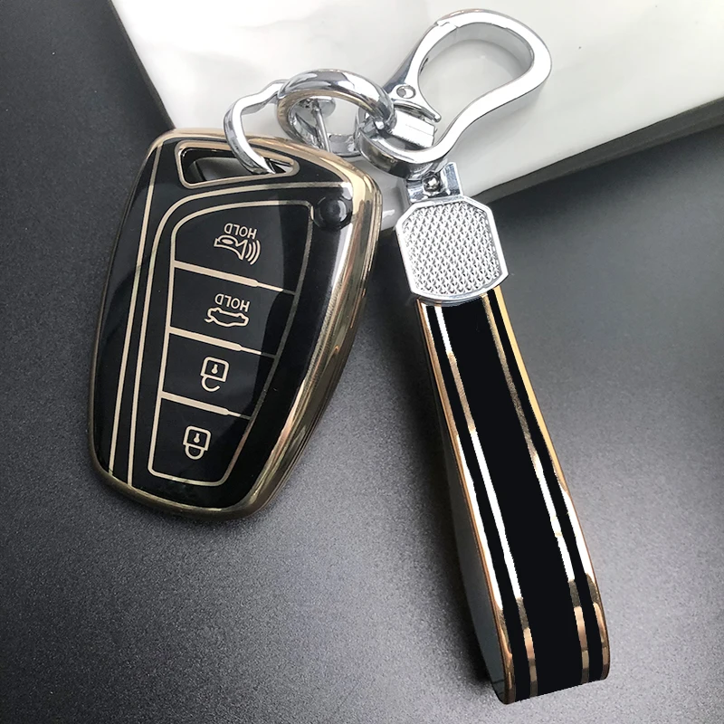Free Sample Car Key Case Cover For Hyundai Grand Santa Fe 3 DM ix45 ix35 for Genesis DH Grandeur Azera HG Equus Accessories