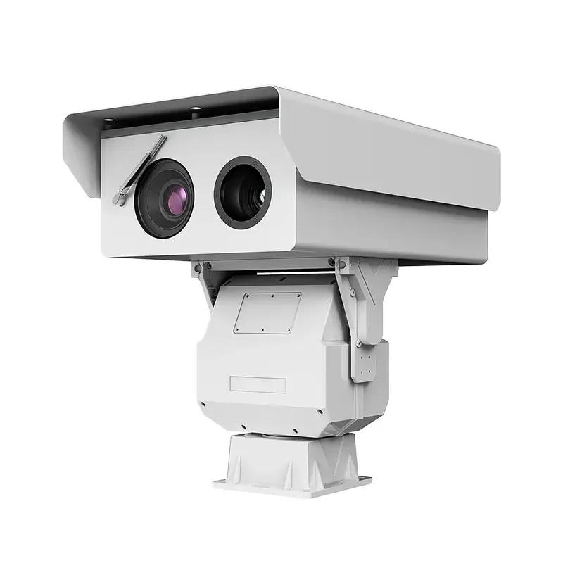 640*480 with 25-100mm 4x lens long range  bi-spectrum thermal & optical detection 2km PTZ camera