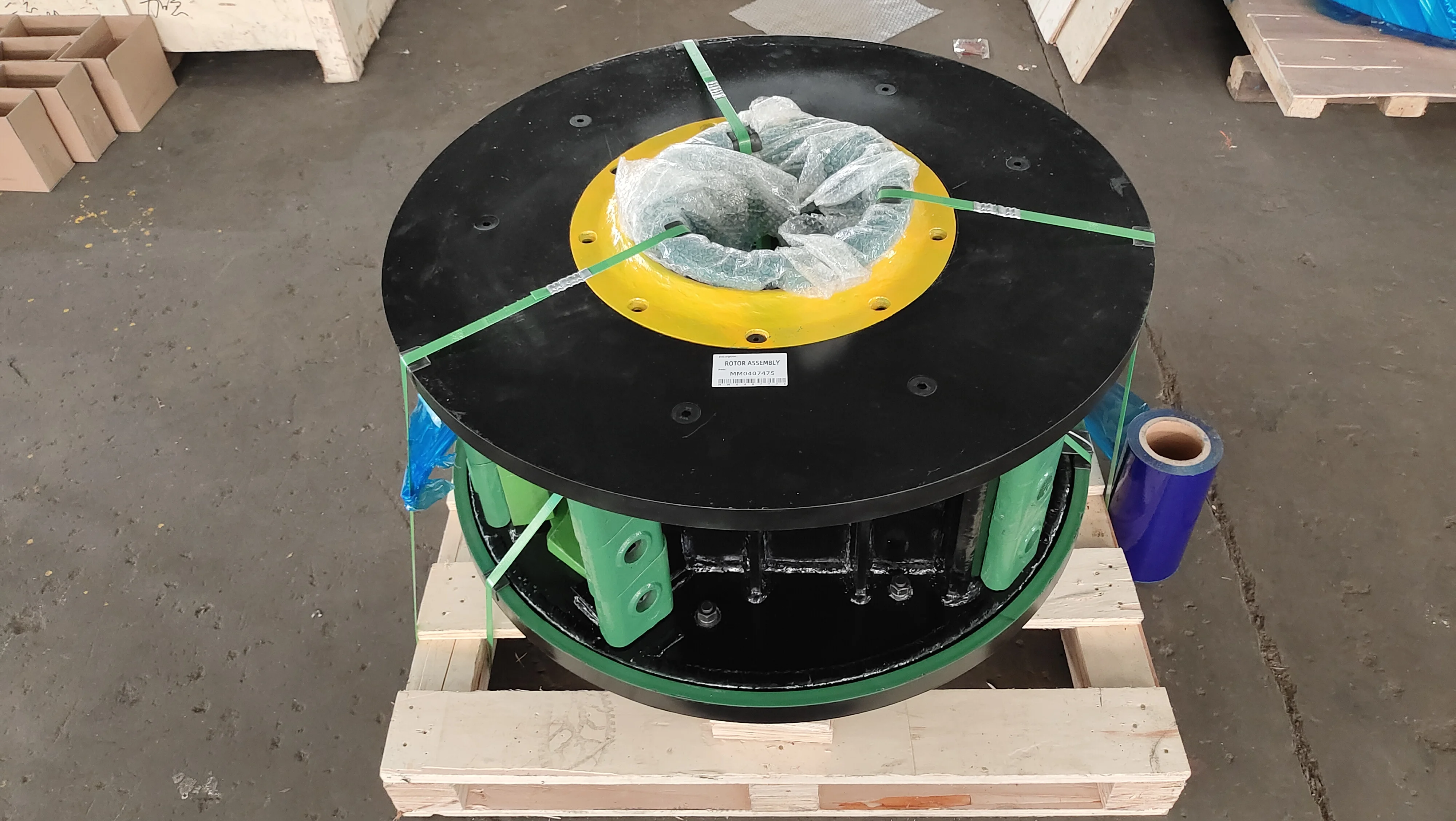 B7150 VSI sand making machine rotor tip with carbide insert for vertical sand crusher spare parts