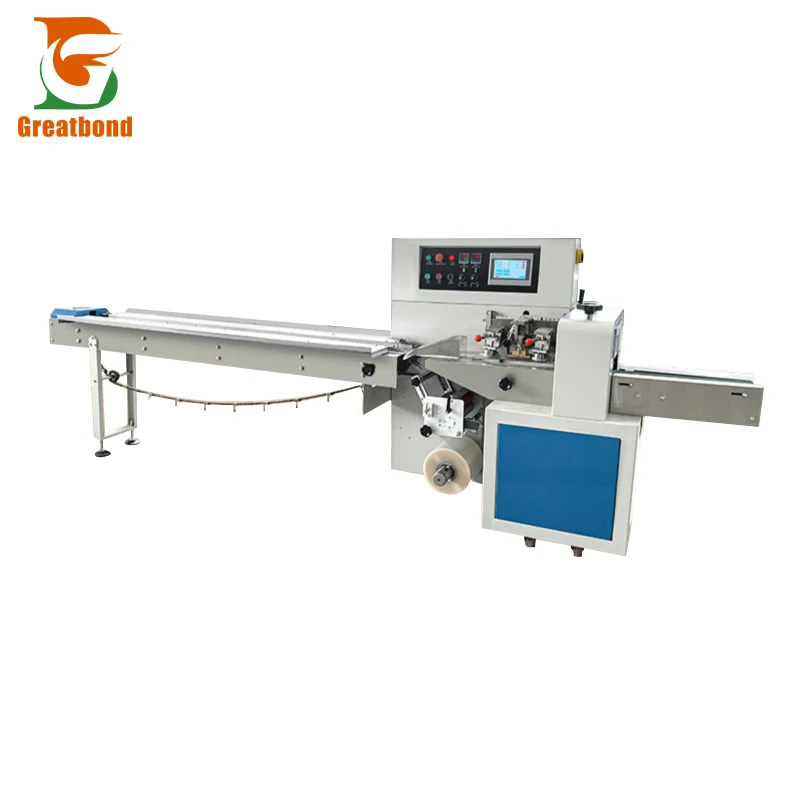 New Products Pillow Type Packing Machine Small Bread And Biscuit Pillow Type Horizontal Machine