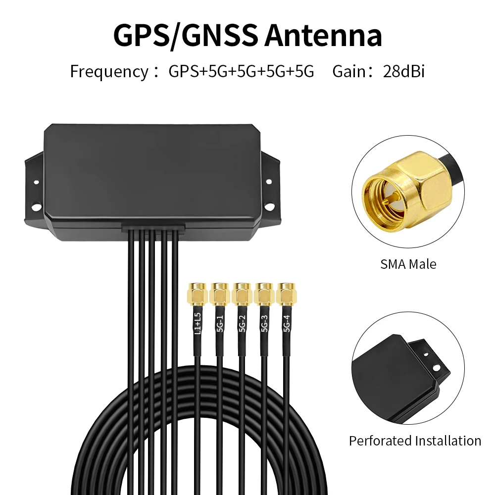 Водонепроницаемая 5 в 1 Многодиапазонная GSM-антенна 4G 2 4 ГГц