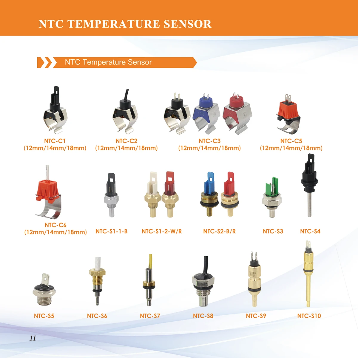 ntc thermistor ntc temperature sensor 10k gas water heater accessories
