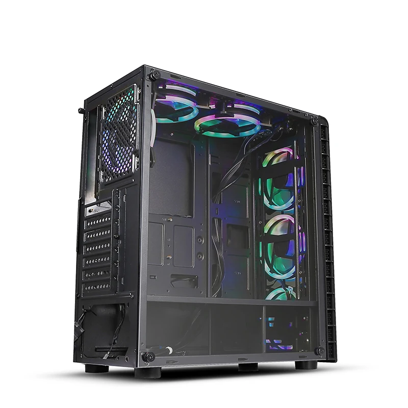 Classis pattern glass exquisite workmanship pc case computer chassis pc gaming for gamer