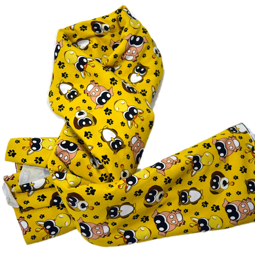 Cotton Fabric Digital Printed Custom Digital Printing 95 Cotton 5 Spandex Knitted Fabric For Kids