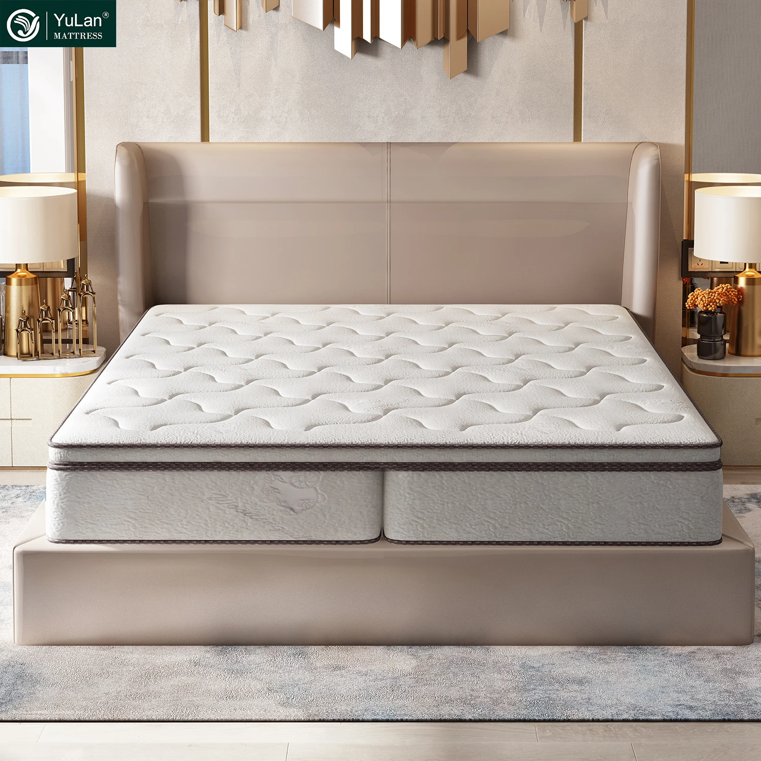 High quality Chinese Well-Known Factory Mattress Double Bed Dormitory Mattress With Rebond Foam
