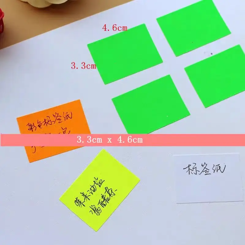 Self-adhesive jumbo  rolls can be used to write circles, arrows, identification labels, fluorescent paper stickers