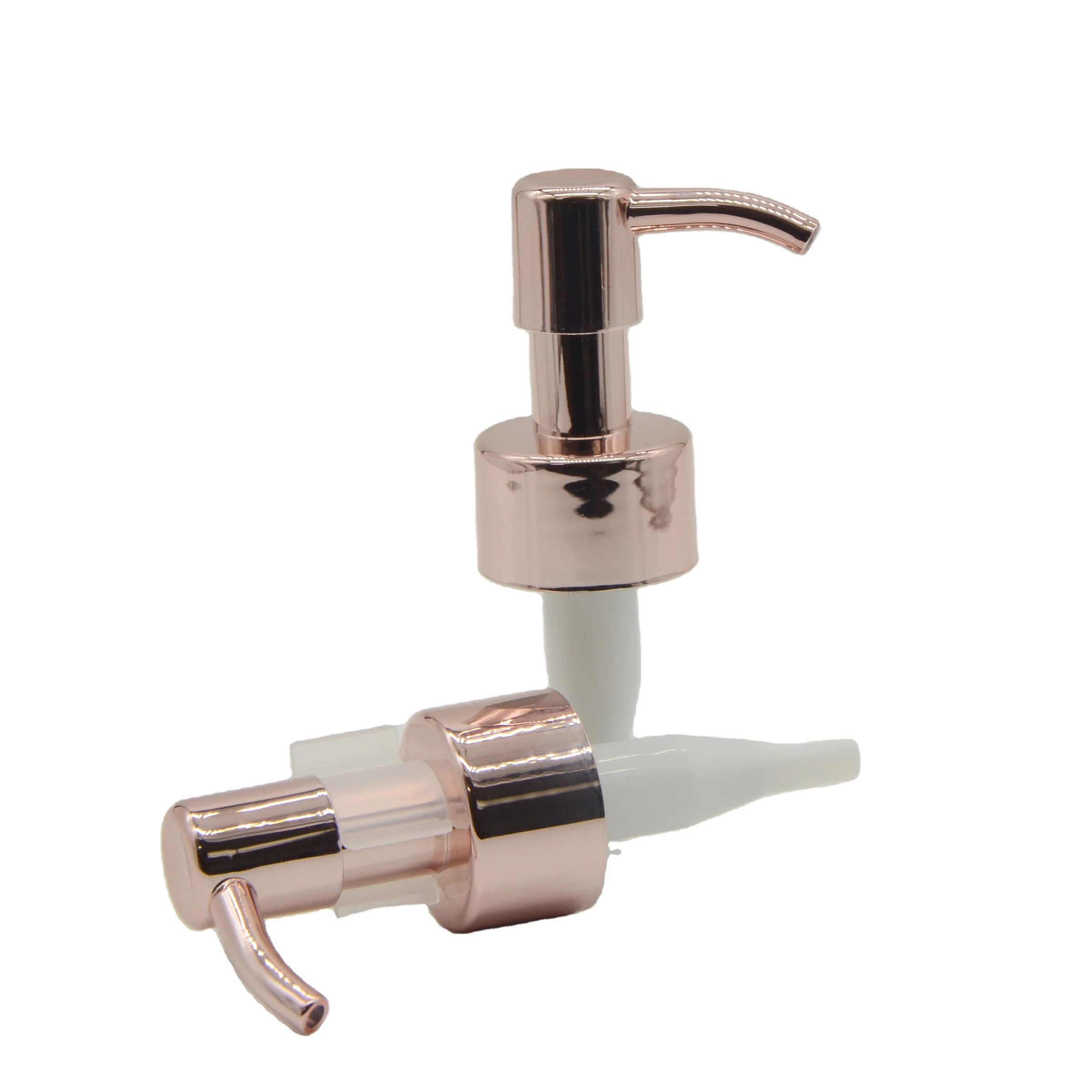 Factory Wholesale Customization 28/415 24/410 Hand Washing Pump Dispensing Pumps UV Rose Gold Lotion Dispenser Shampoo Pump