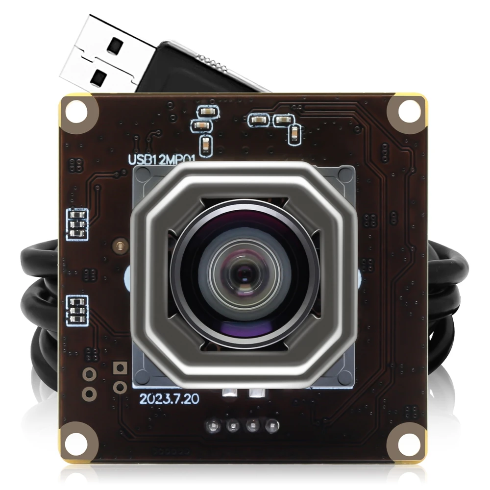 ELP 12Megapixels Autofocus PC Webcam Golf Swing Machine Vision 3840x3040P 20fps 2160P 30fps 1080P 120fps AF Mini USB Camera