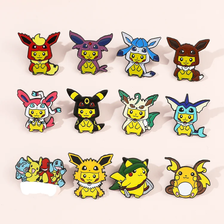 No Moq Hats Enamel Logo customized Lapel Pins Ins Style Japanese Cartoon Soft Enamel Pins for Collection