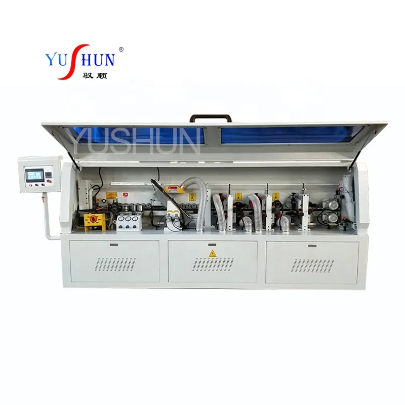 High end woodworking machinery MDF edge banding machine double repair automatic high speed linear edge banding machine