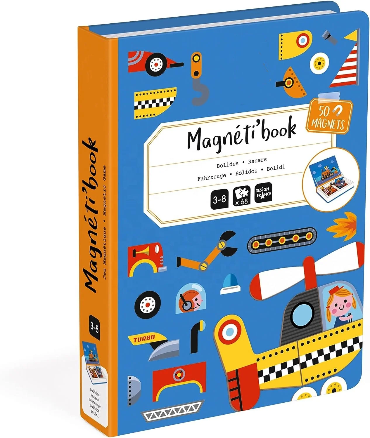 High Quality Pre-school Educational Toys Creative DIY Magnetic Book Jigsaw Puzzle For Children