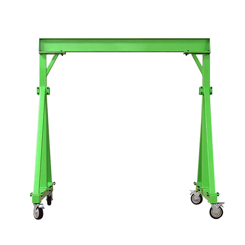 1 ton 2 ton 3 ton hand push portable gantry machine for indoor and outdoor use