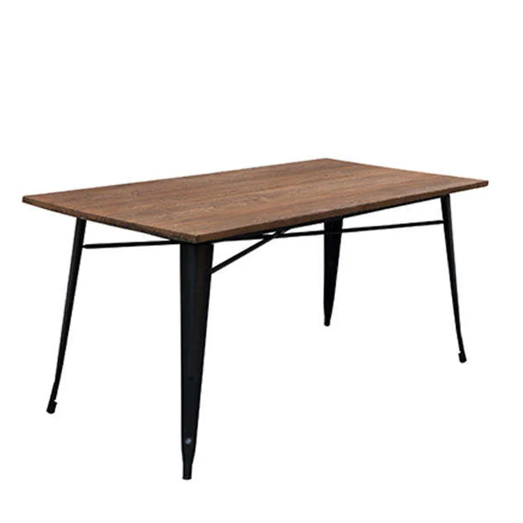 Мебель для отеля, цветной дополнительный квадратный деревянный стол с металлическими ножками, обеденный стол для гостиной