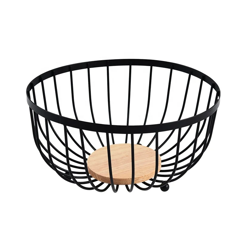 Fruit basket Iron fruit tray living room home coffee table snack tray storage basket light luxury wind storage basket