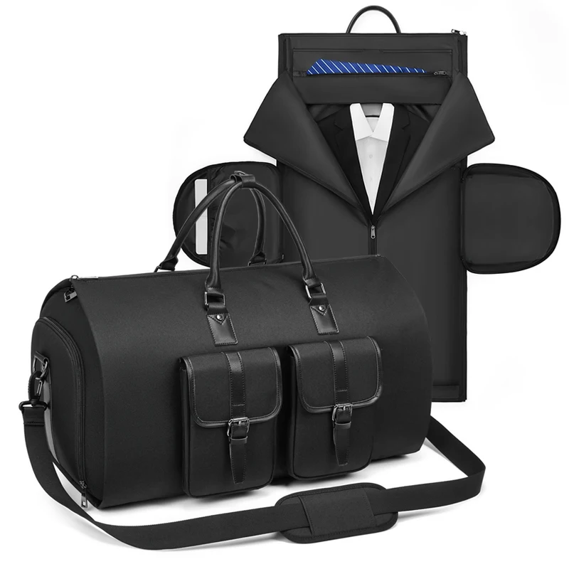 High quality wholesale luggage travel bag business suit bag men duffel bag with shoe compartment
