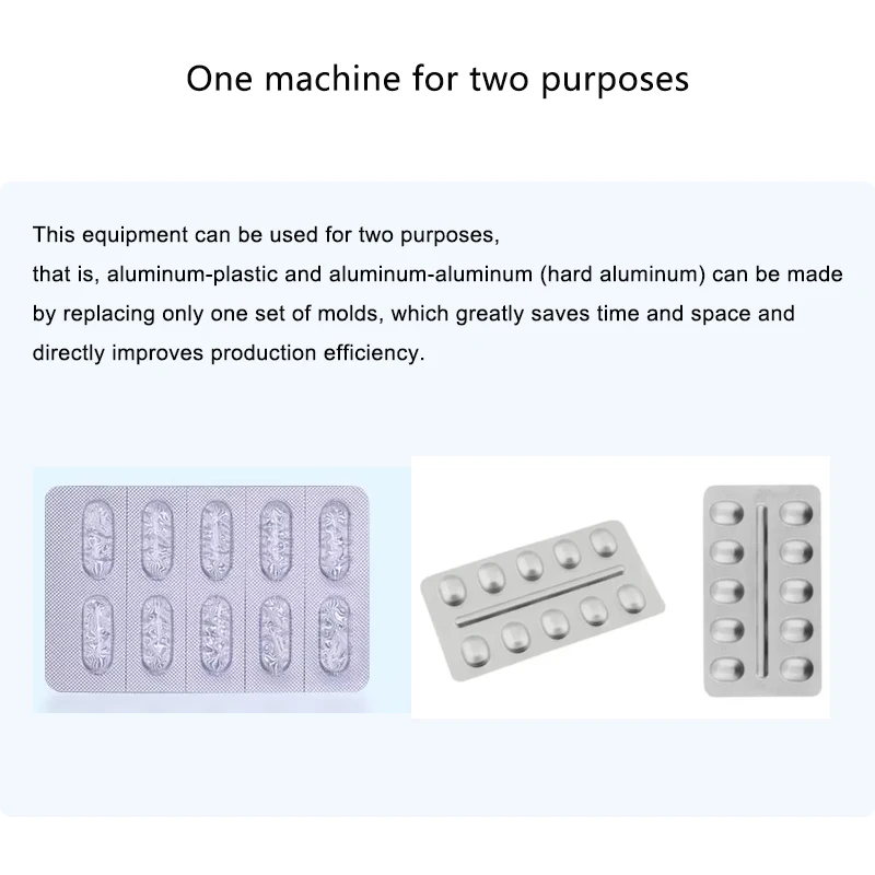 High Speed Alu Alu PVC Roller Sealing Type Packaging Capsule Tablet Blister Packing Machine