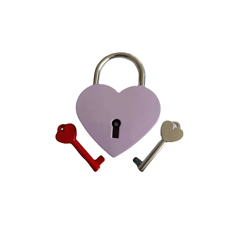 factory sale love heart lock metal heart padlock